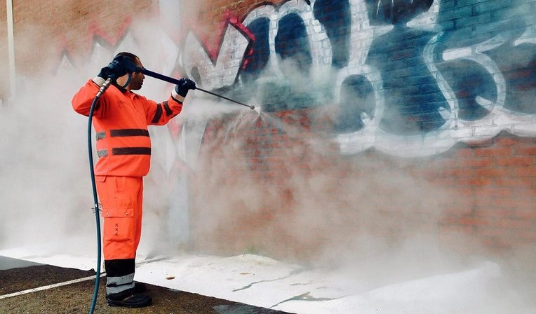 Graffiti Removal work by Quick Replace